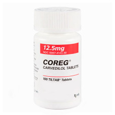Coreg 3.125/6.25/12.5/25 mg comprimés