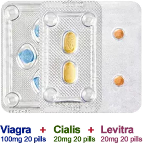 Extra ED Pack 100+20+20 mg comprimés