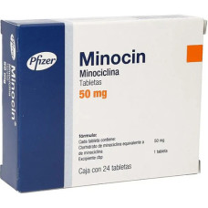 Minocin 50 mg comprimés