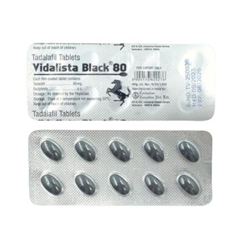 Vidalista Black 80 mg comprimés